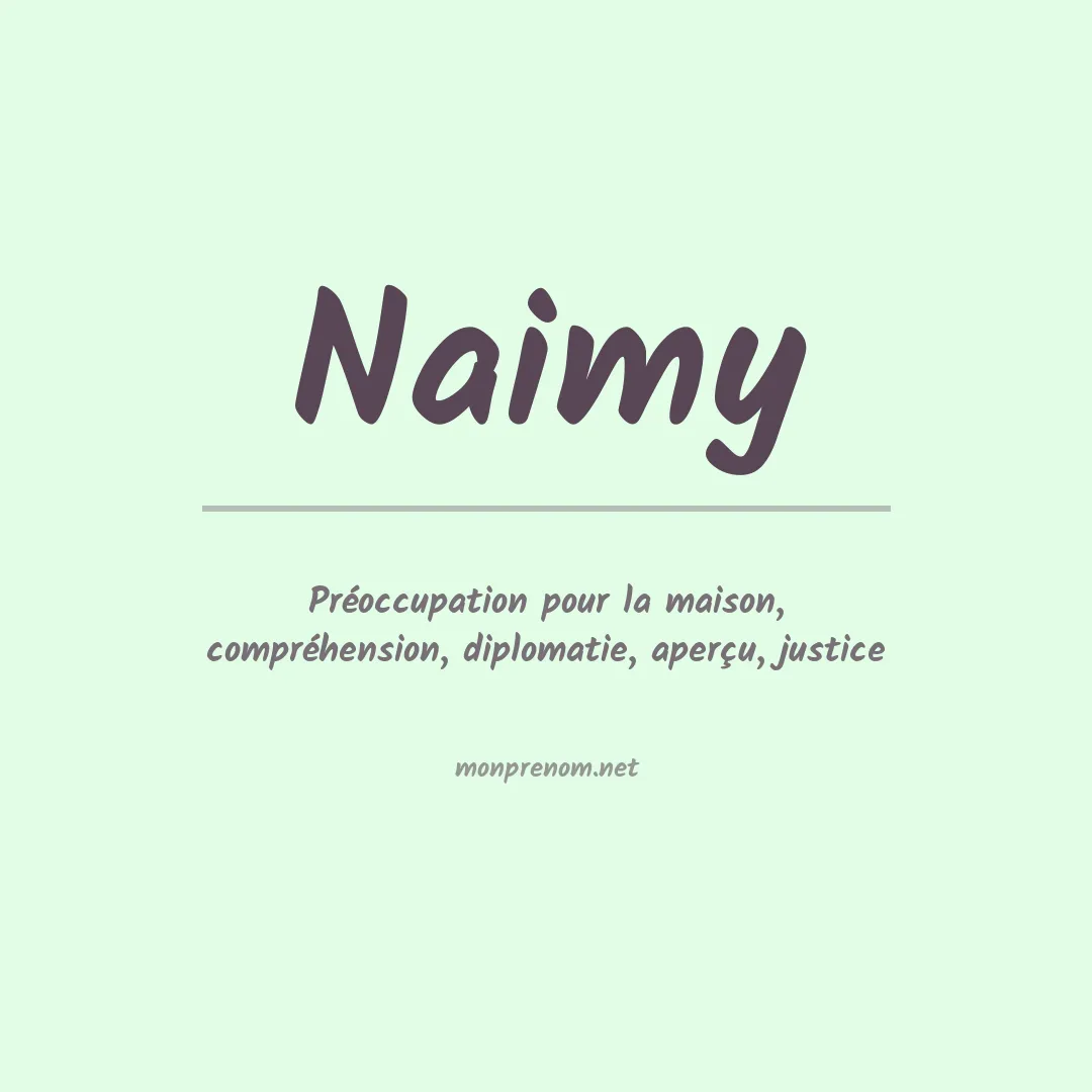 Prénom Naimy
