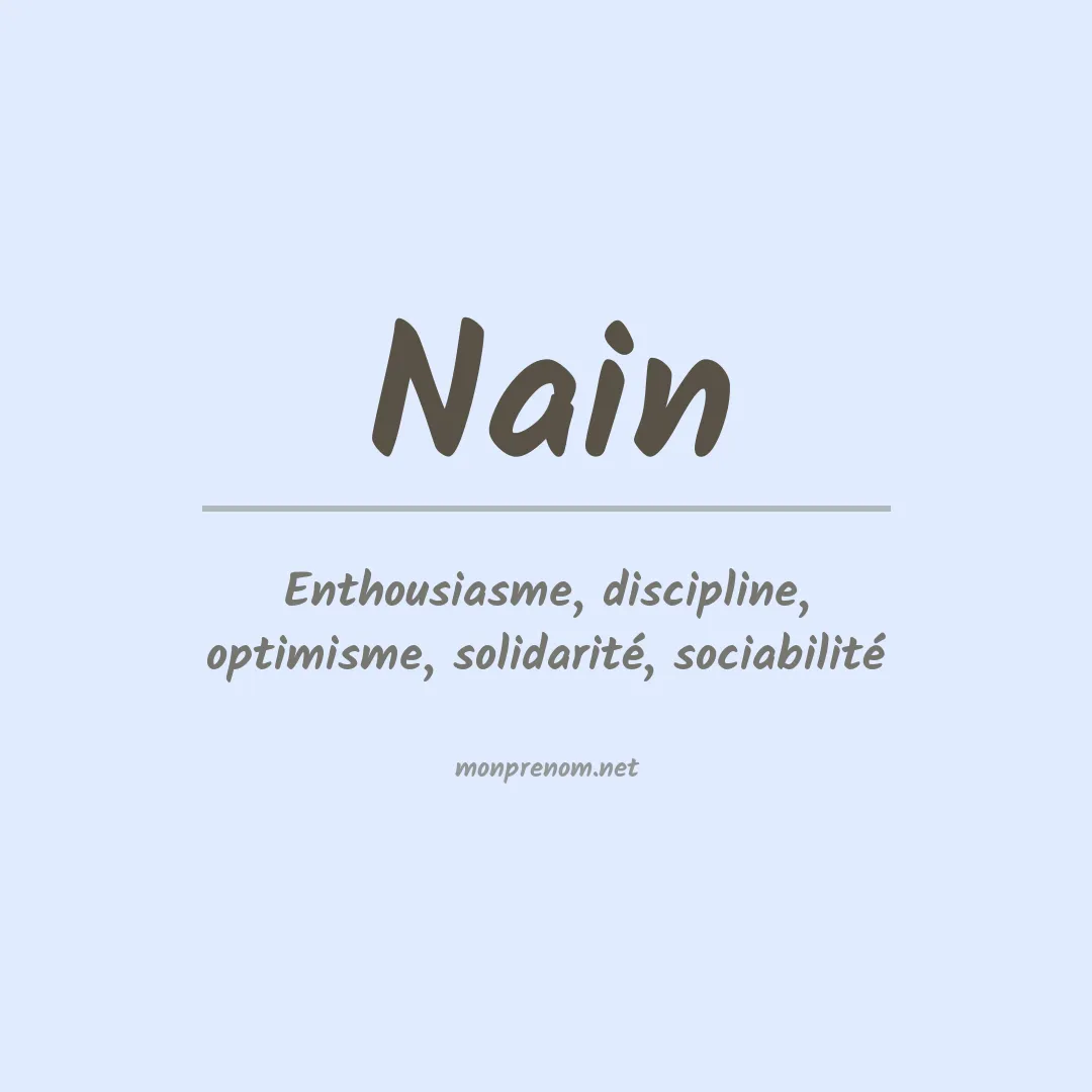 Prénom Nain