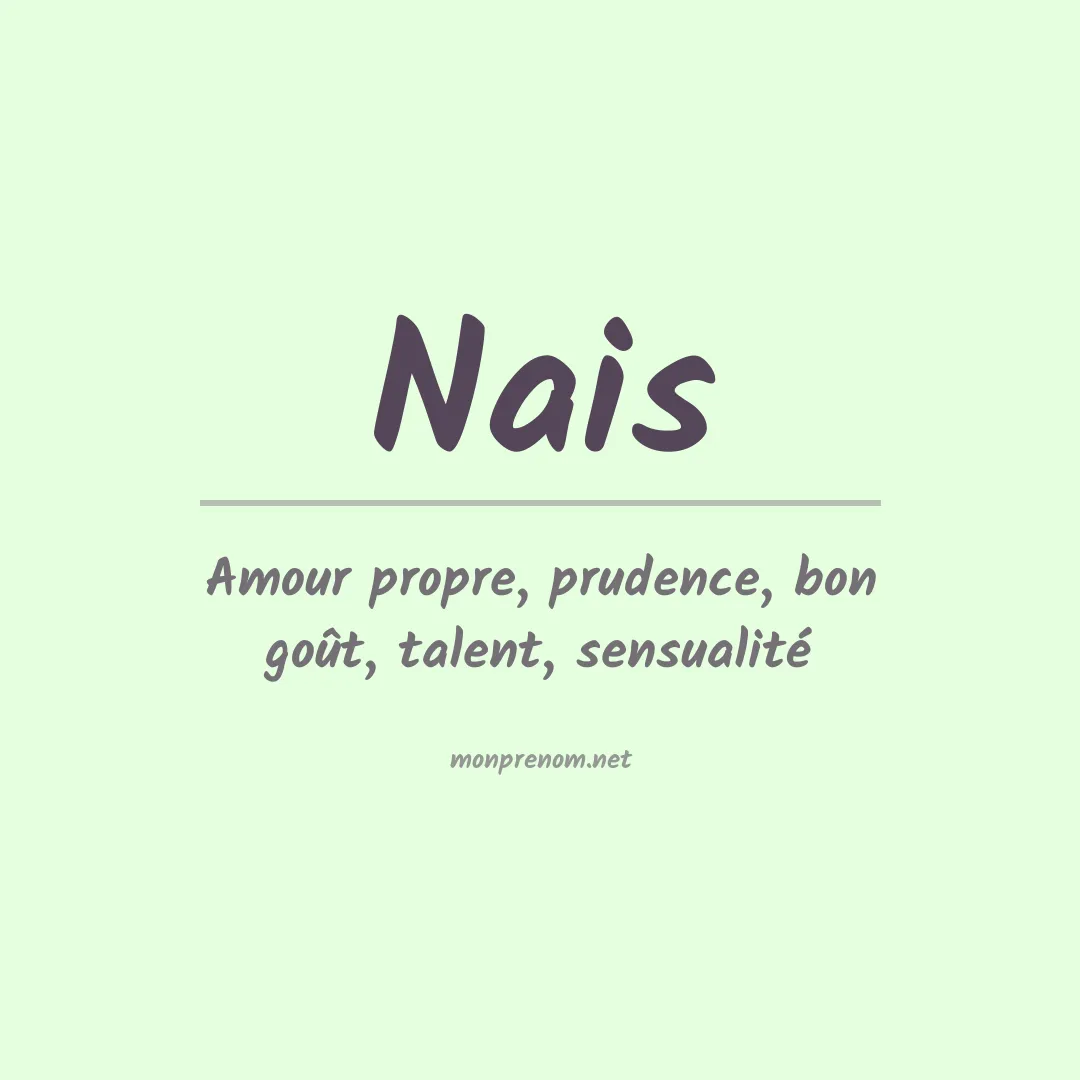 Prénom Nais