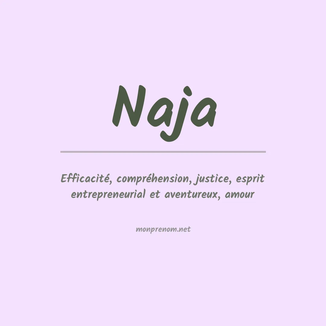 Prénom Naja