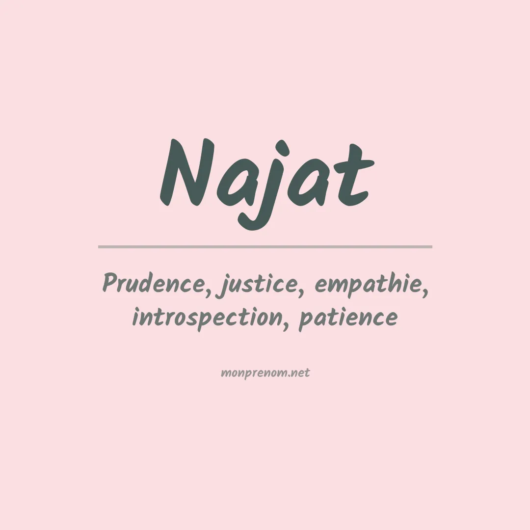 Prénom Najat
