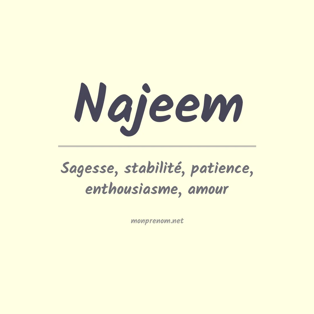 Prénom Najeem