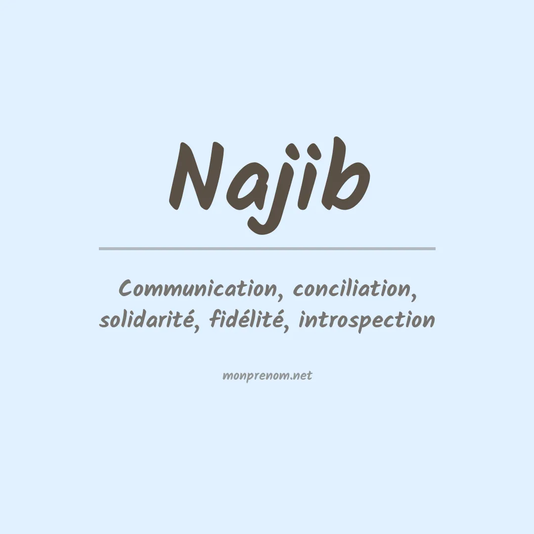Prénom Najib