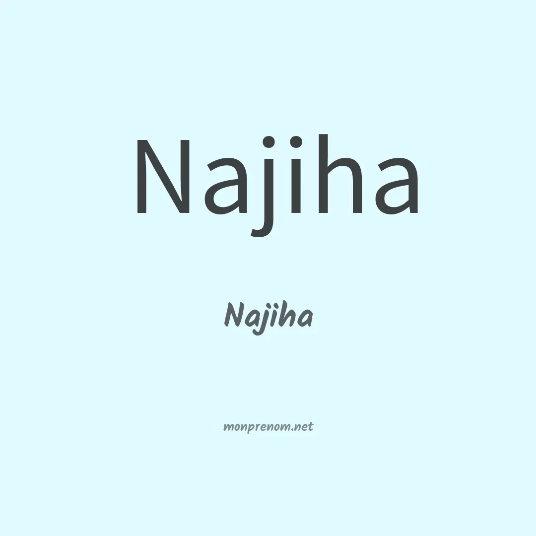 Najiha en chinois