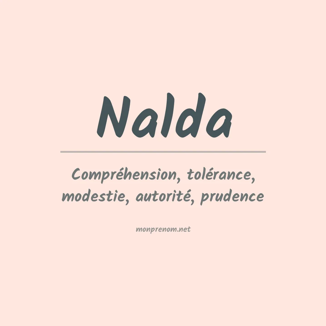 Prénom Nalda