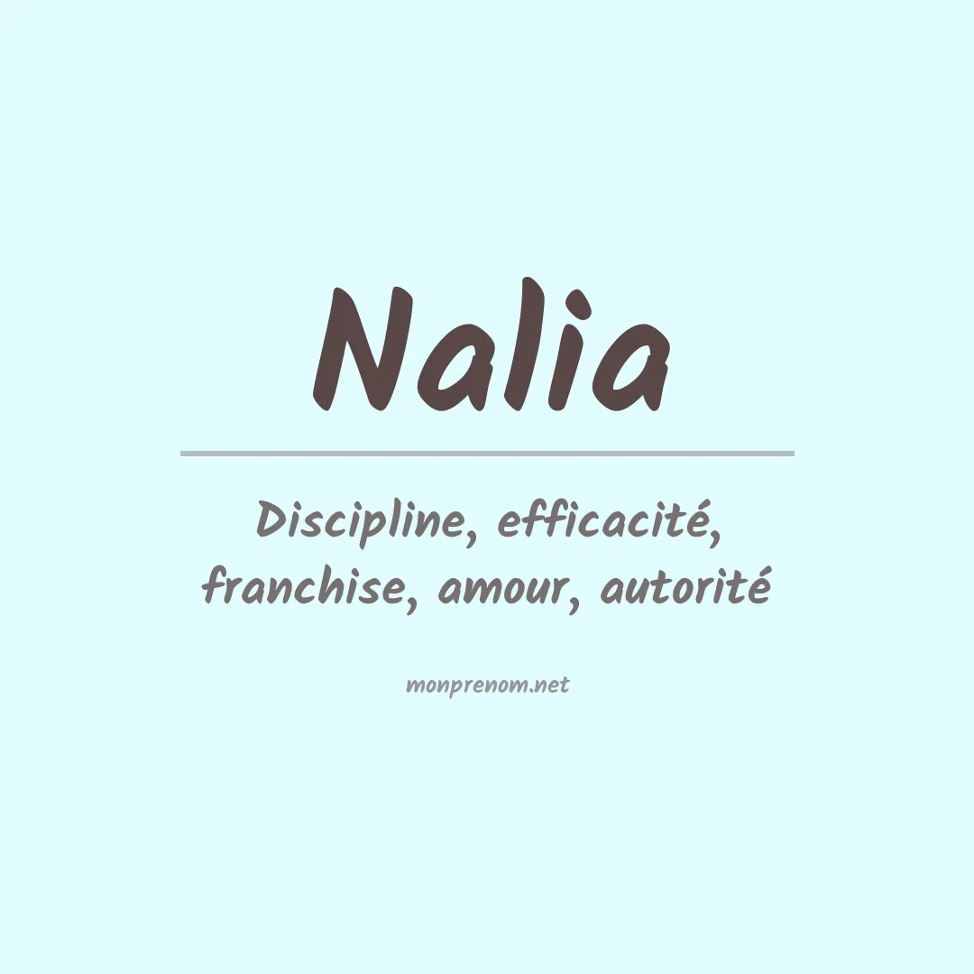 Prénom Nalia