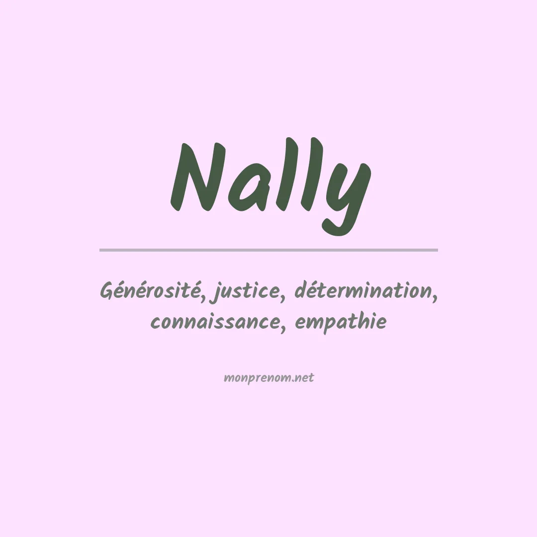 Prénom Nally
