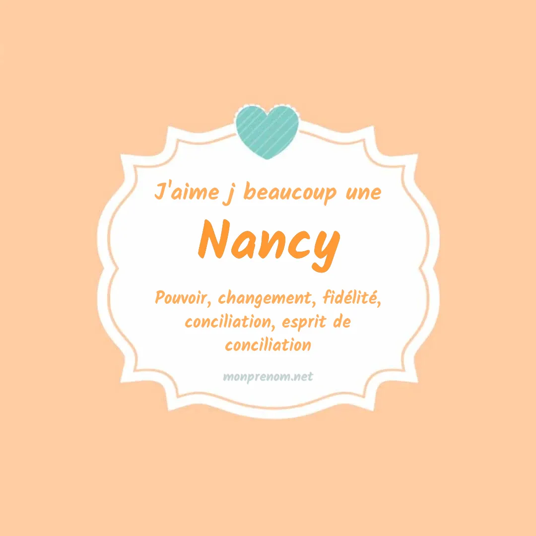 J'aime beaucoup Nancy