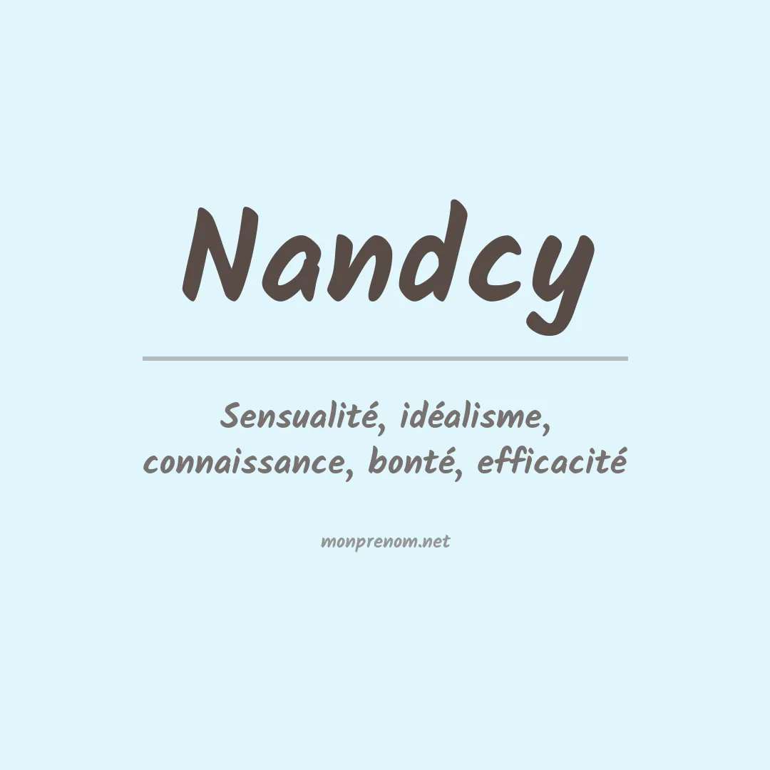 Signification du prénom Nandcy