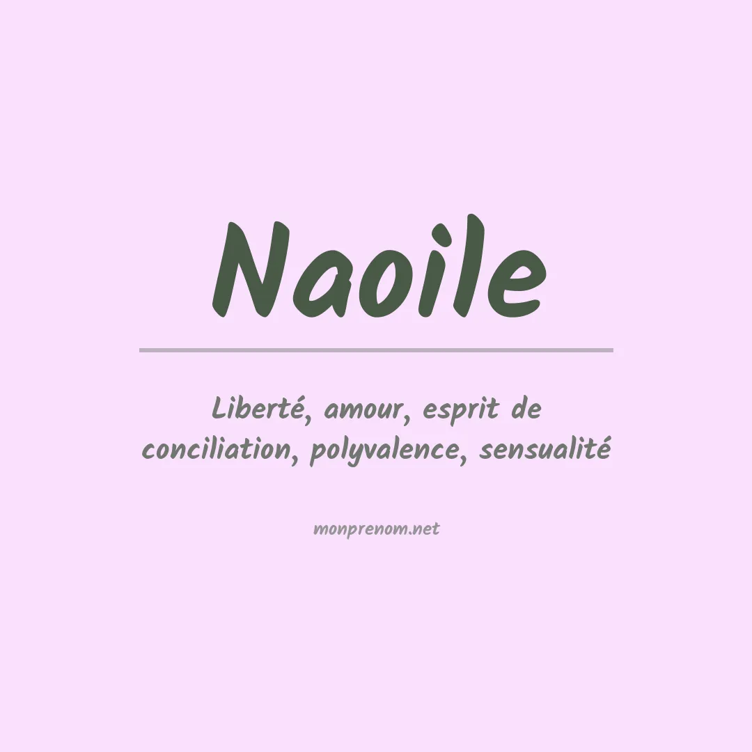 Prénom Naoile