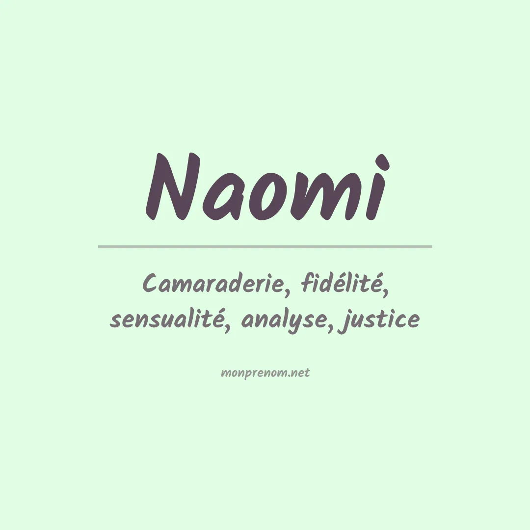 Prénom Naomi