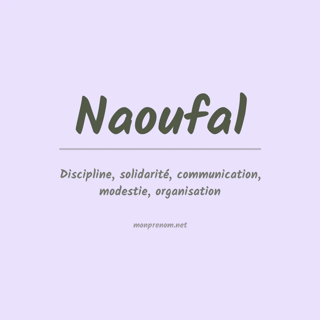 Prénom Naoufal