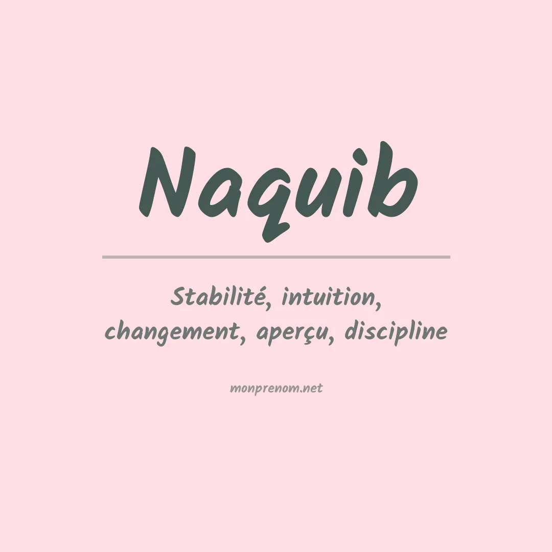 Signification du prénom Naquib