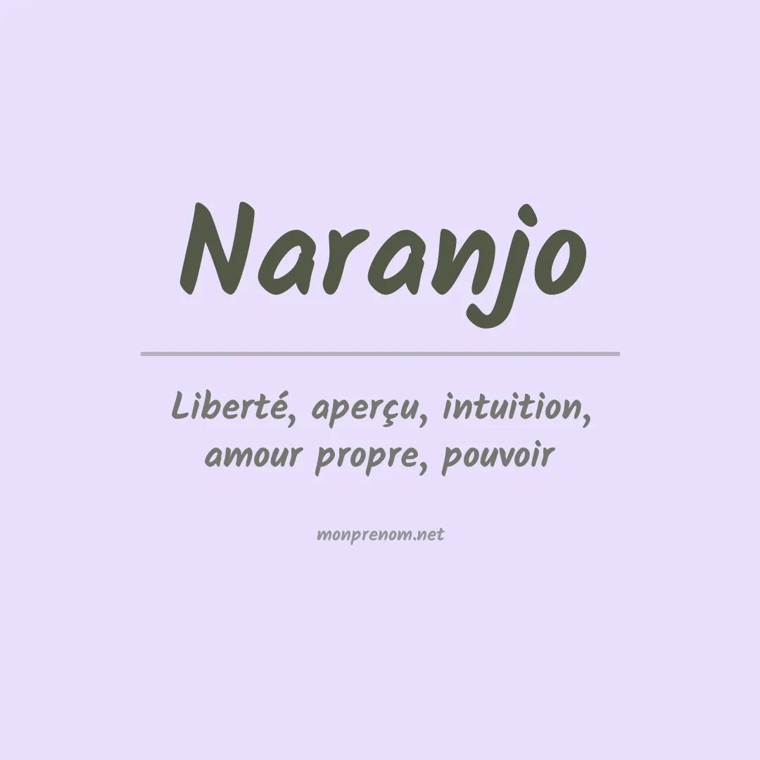 Prénom Naranjo