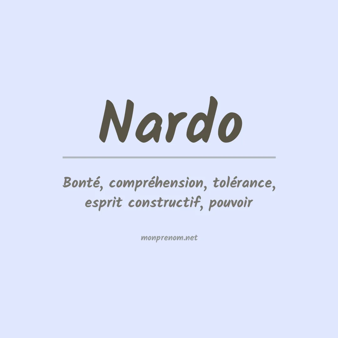 Prénom Nardo