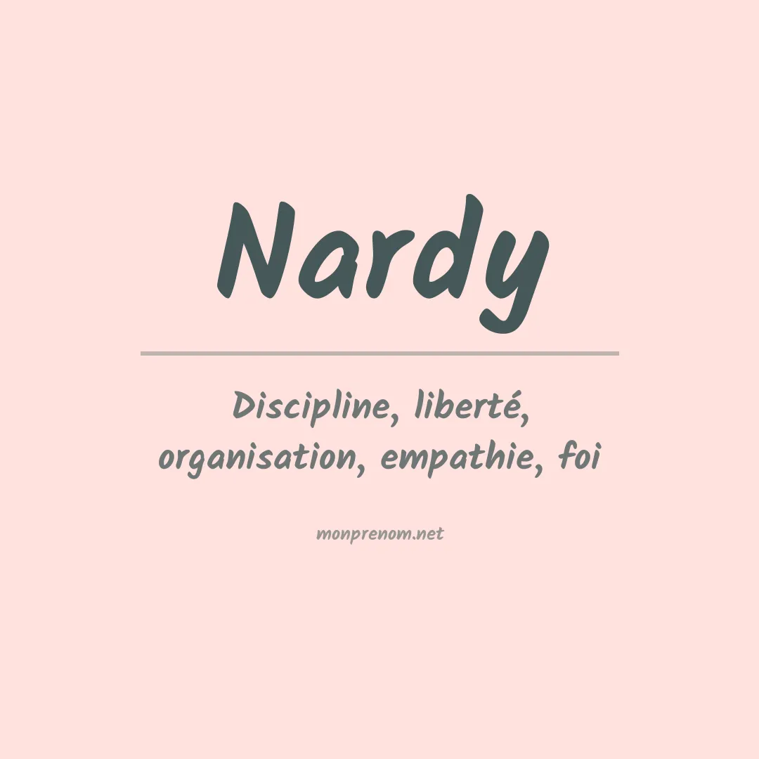 Prénom Nardy
