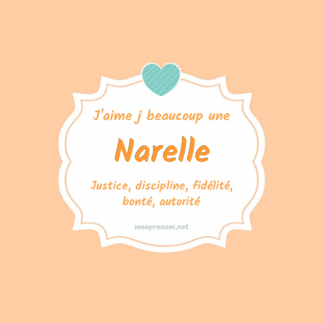 J'aime beaucoup Narelle
