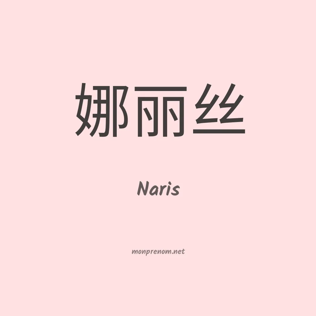 Naris en chinois
