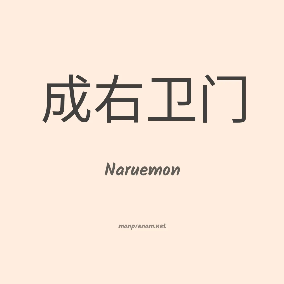 Naruemon en chinois