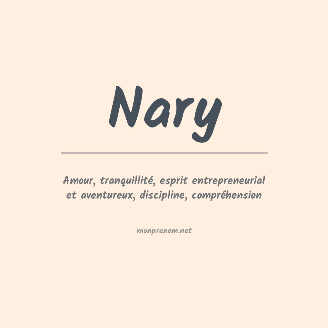 Prénom Nary