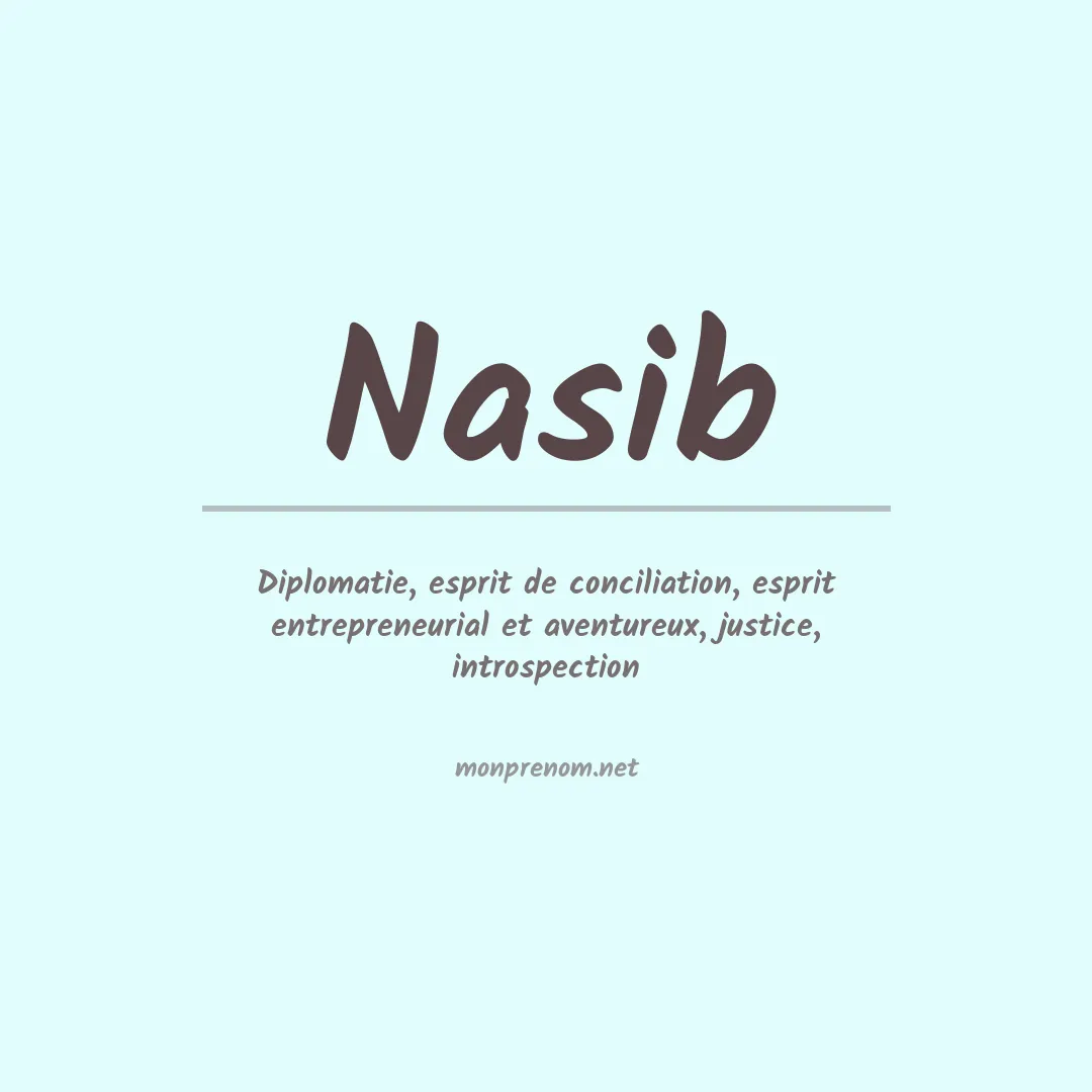 Signification du prénom Nasib