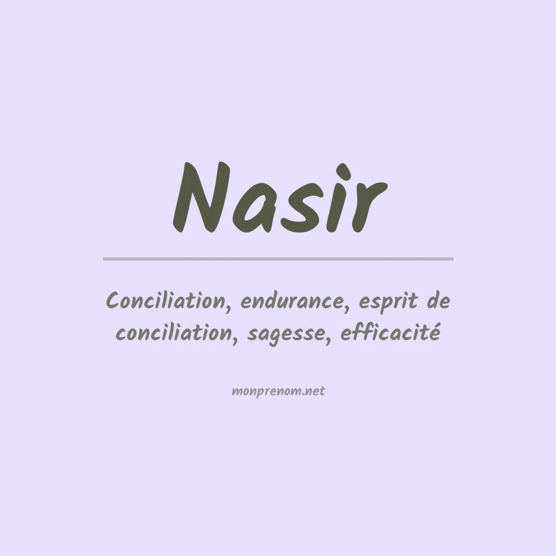 Prénom Nasir