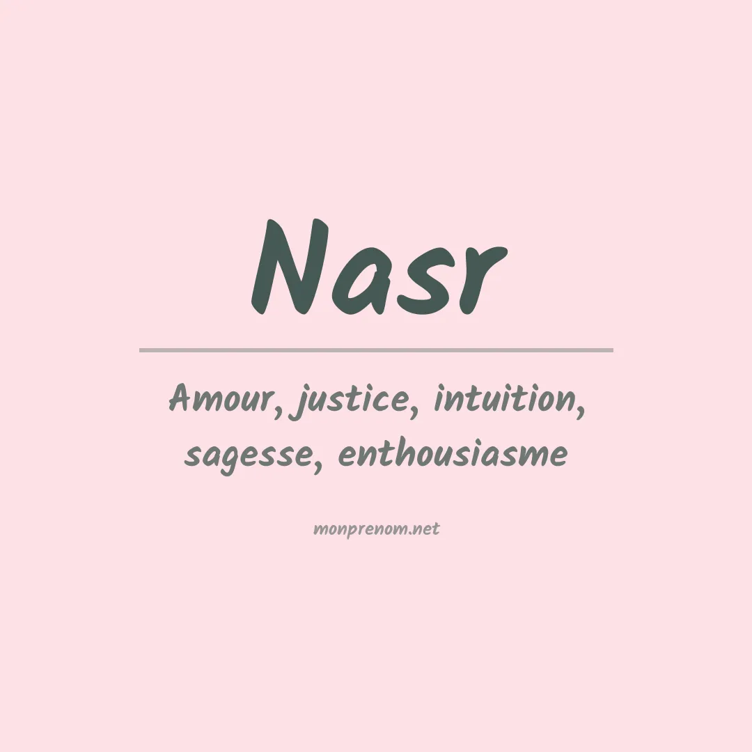 Prénom Nasr