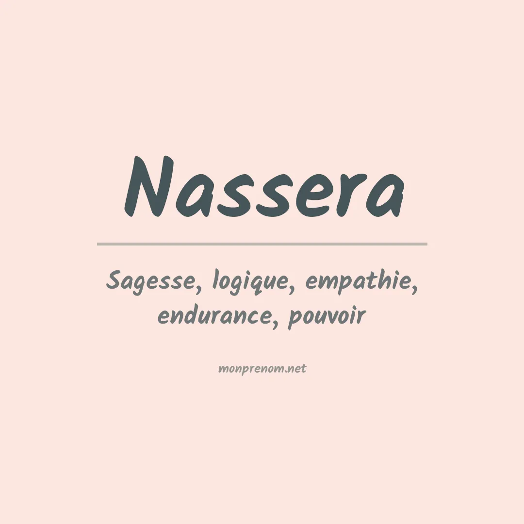 Prénom Nassera