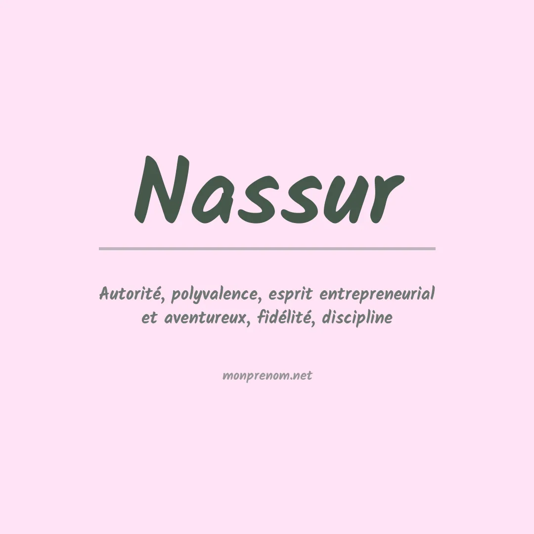 Prénom Nassur