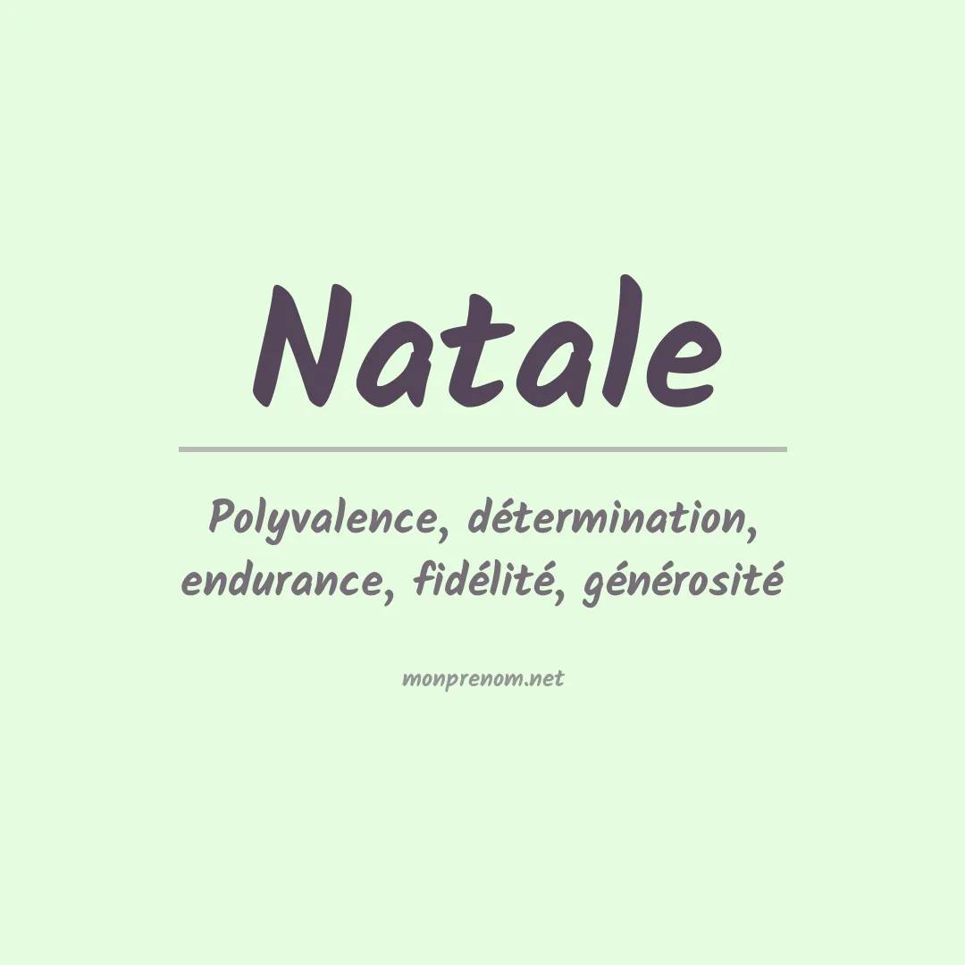 Prénom Natale