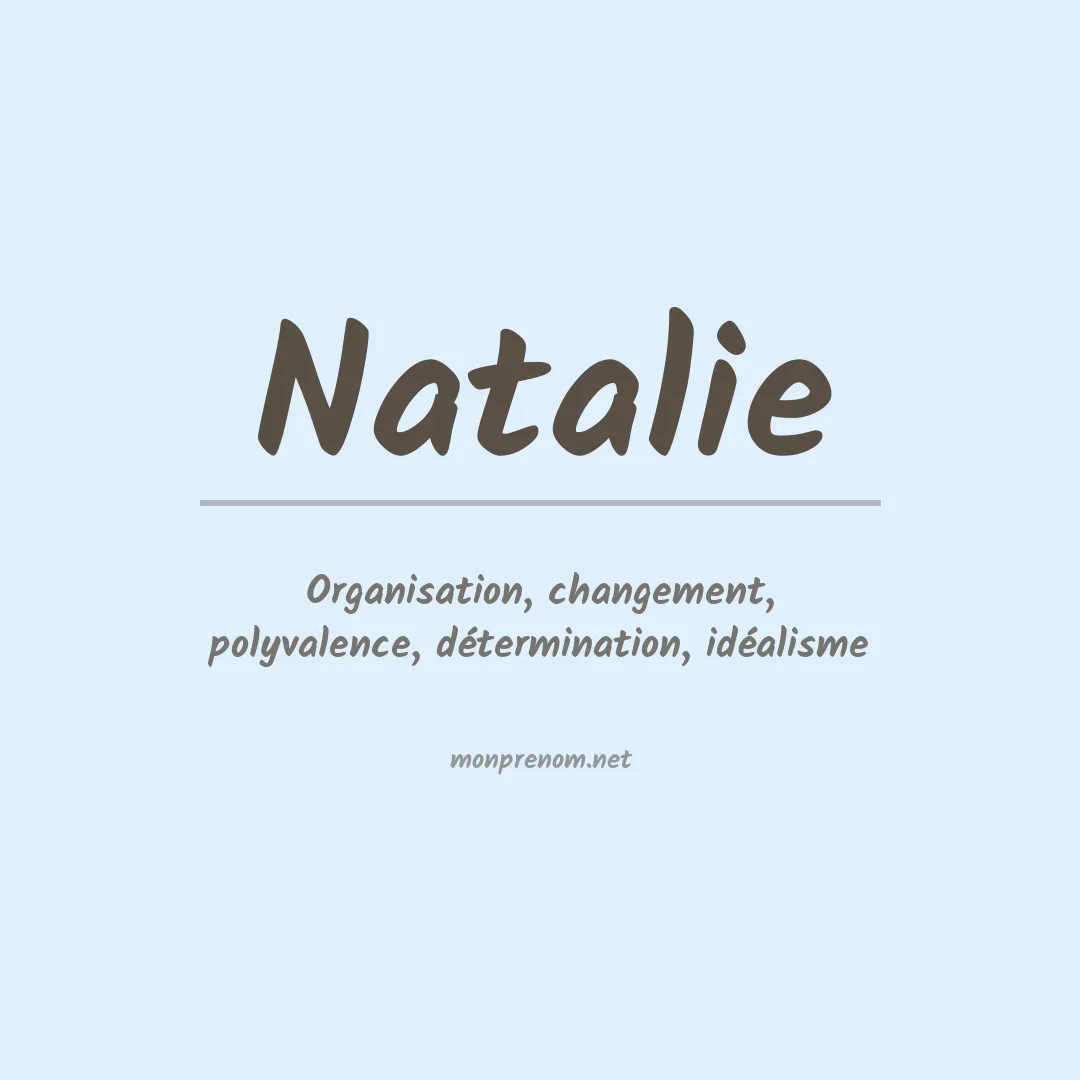 Prénom Natalie