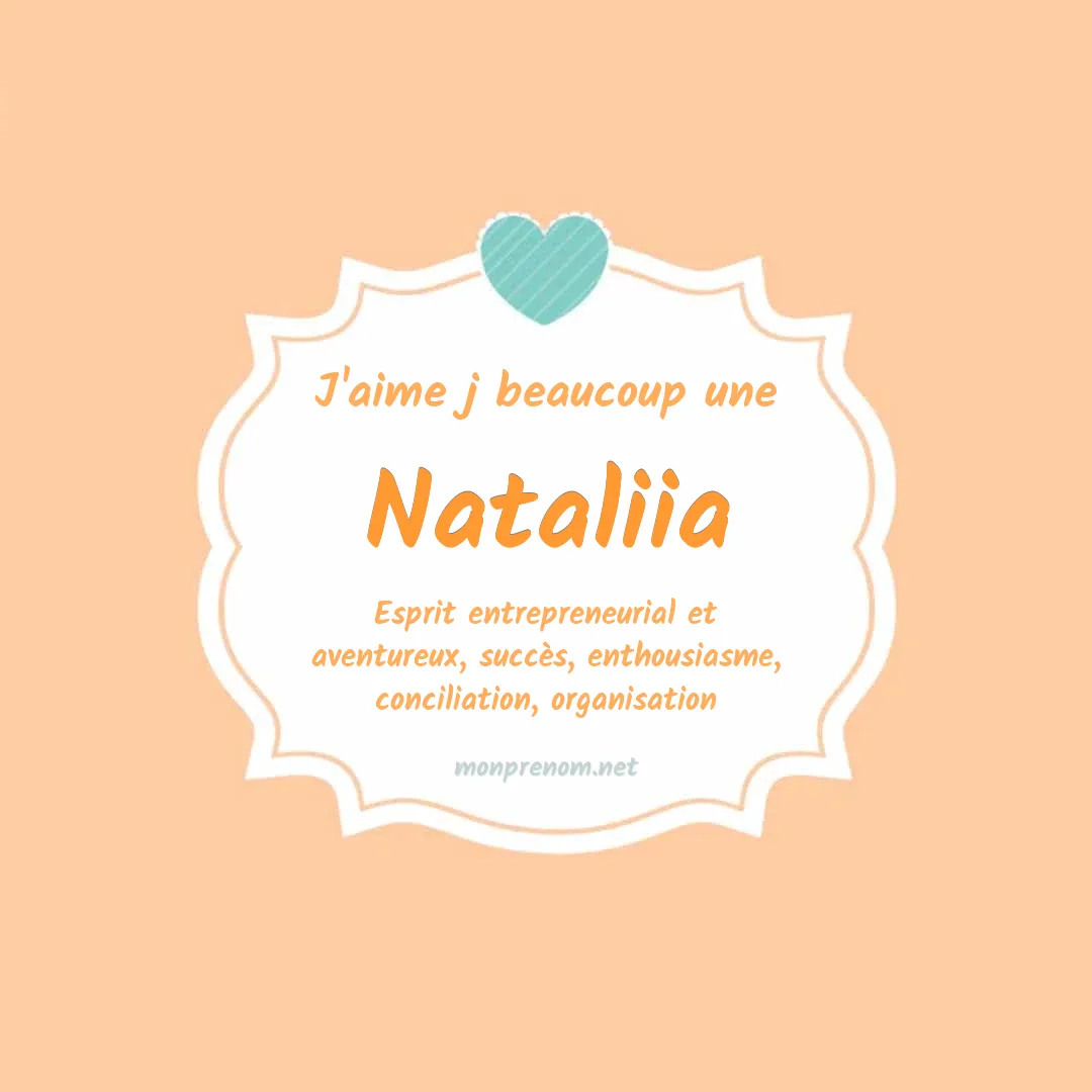 J'aime beaucoup Nataliia