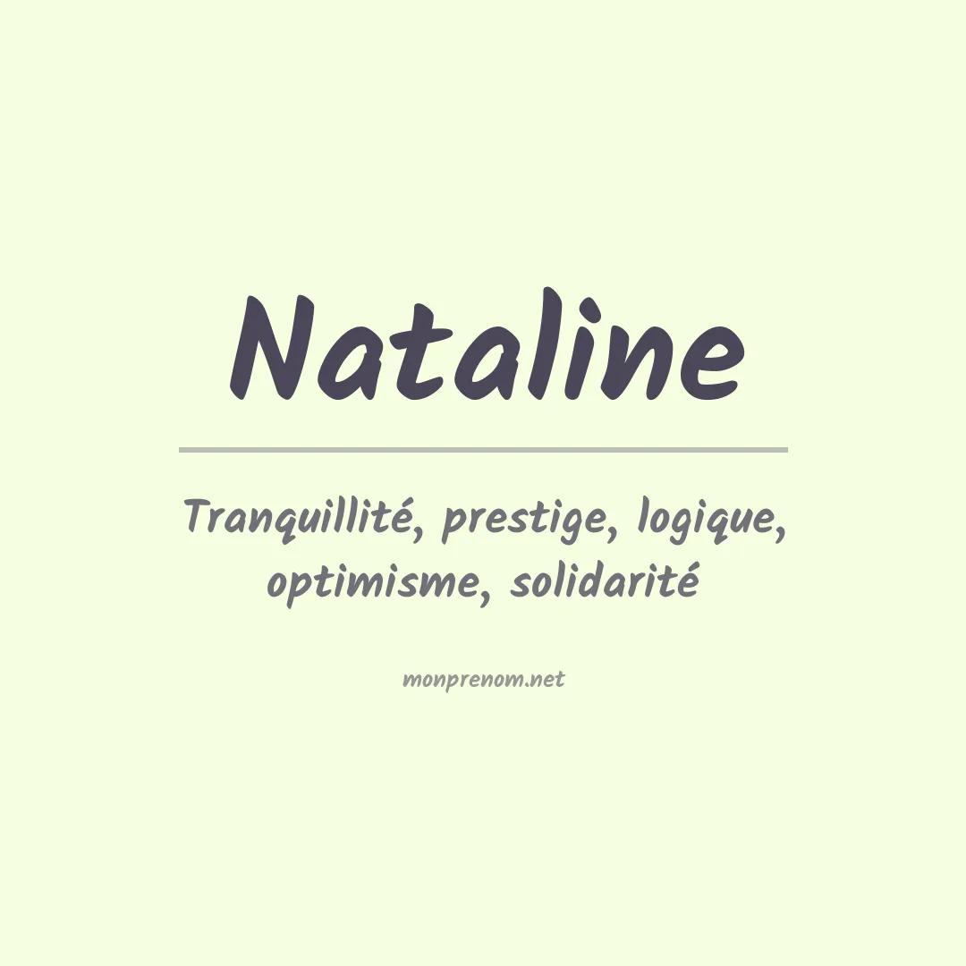 Prénom Nataline