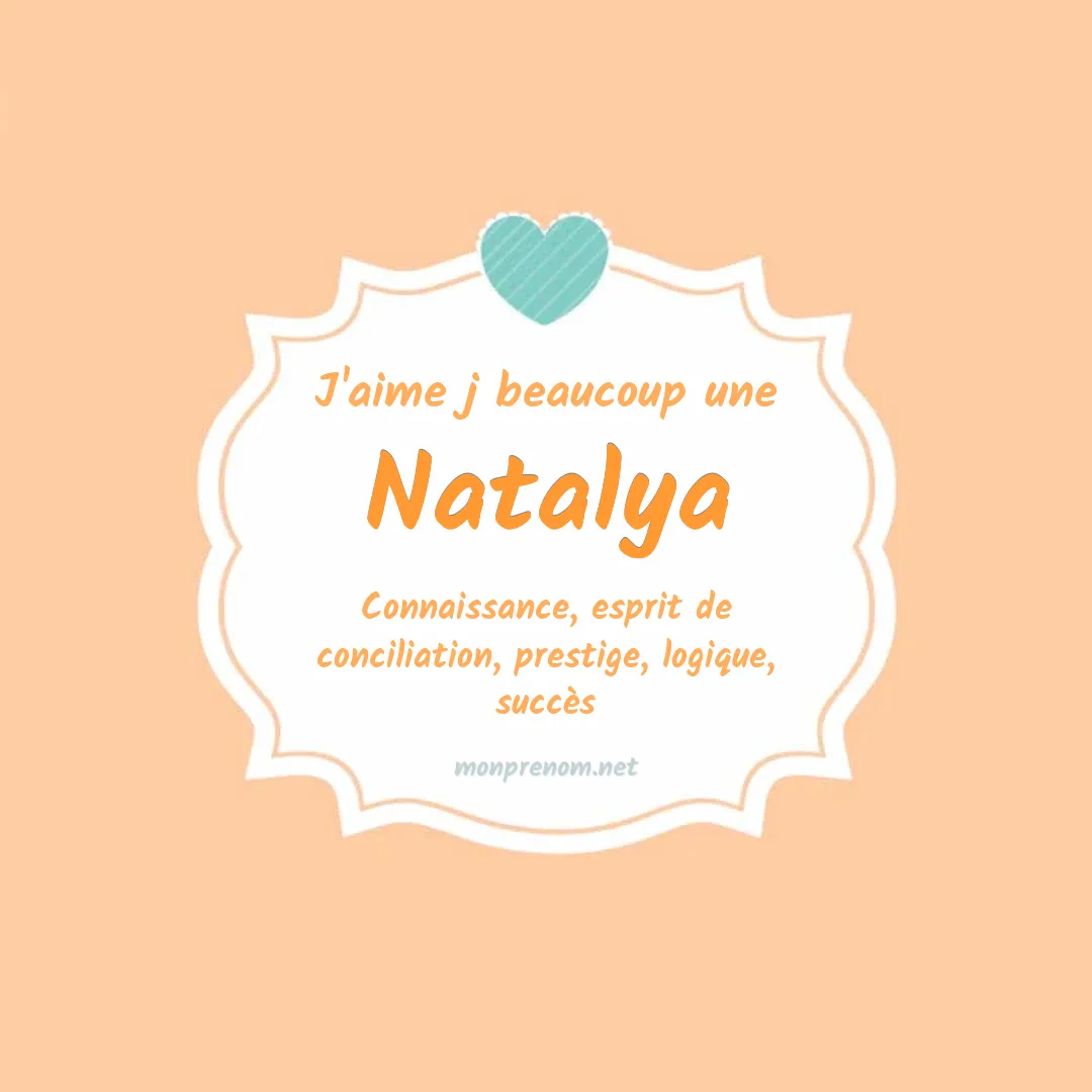 J'aime beaucoup Natalya