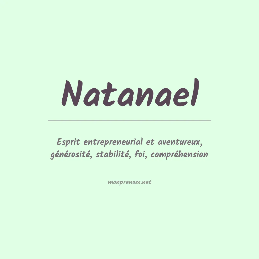 Prénom Natanael