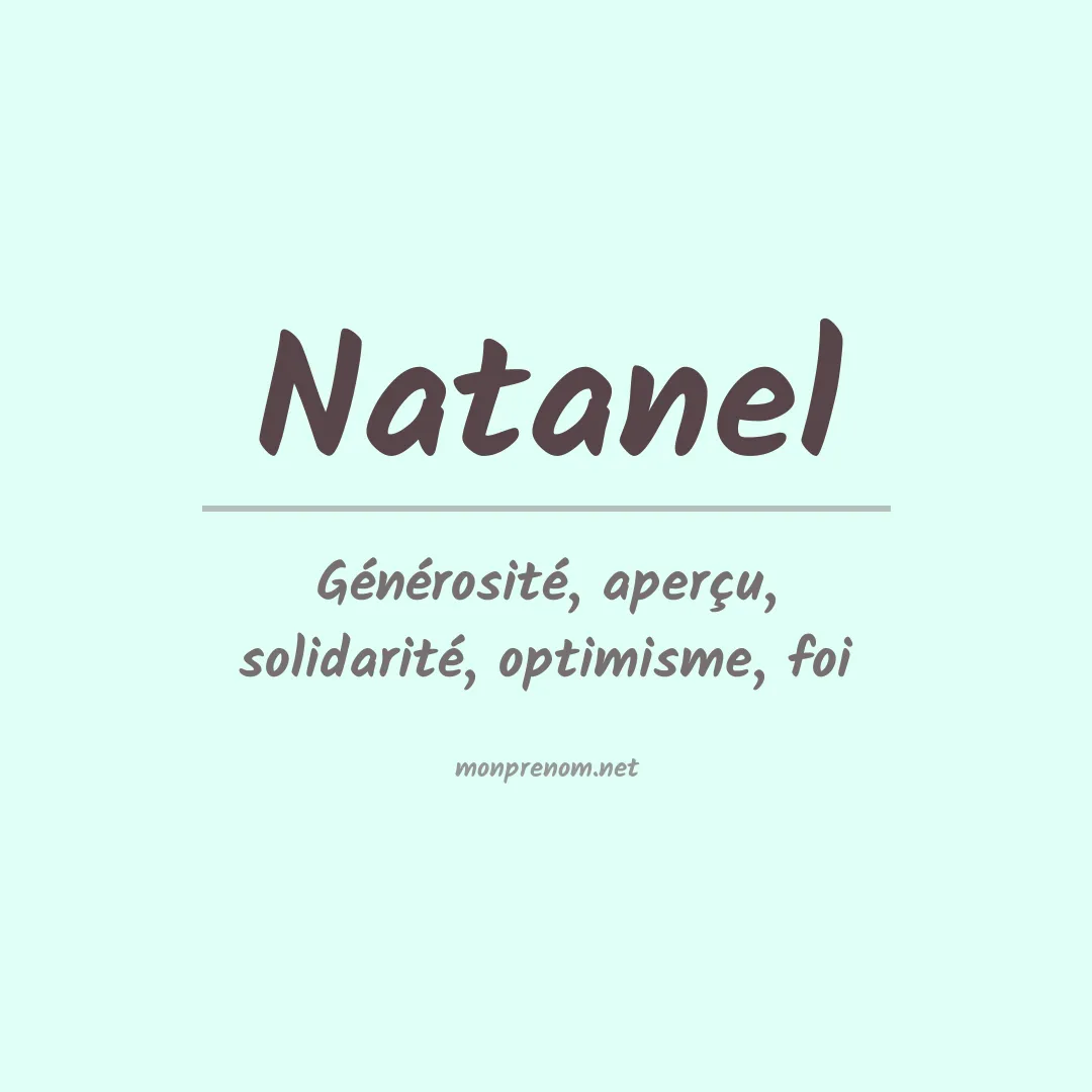 Prénom Natanel