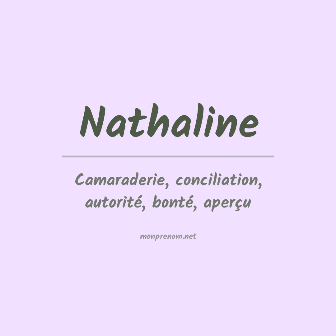 Prénom Nathaline