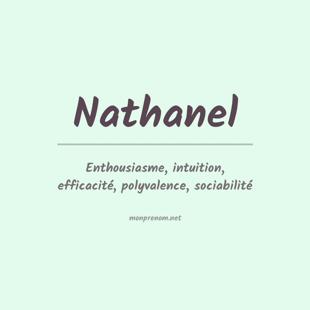 Prénom Nathanel