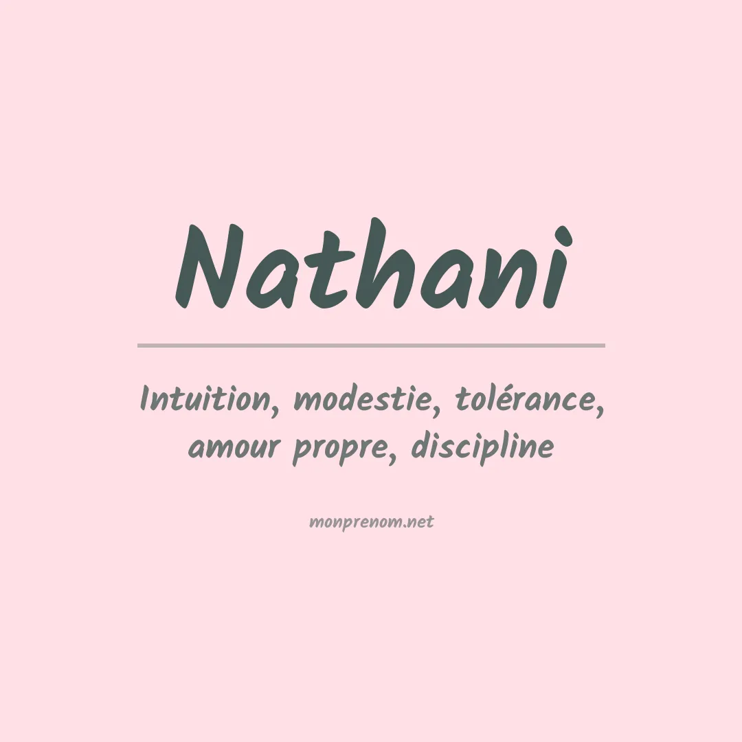 Prénom Nathani