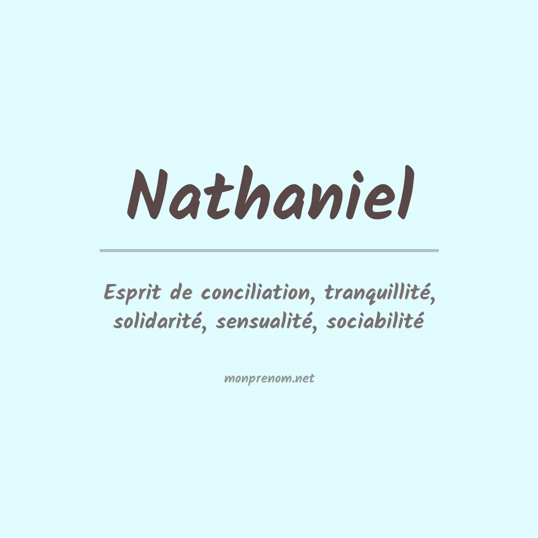 Prénom Nathaniel