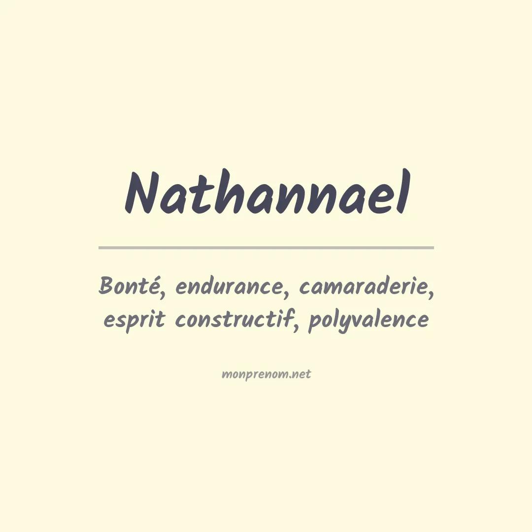 Prénom Nathannael