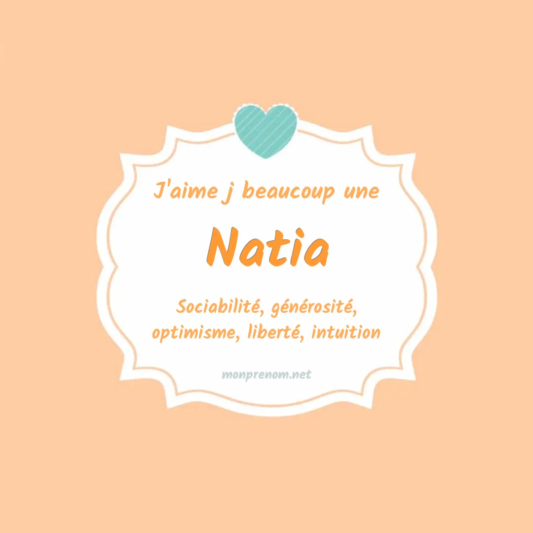 J'aime beaucoup Natia