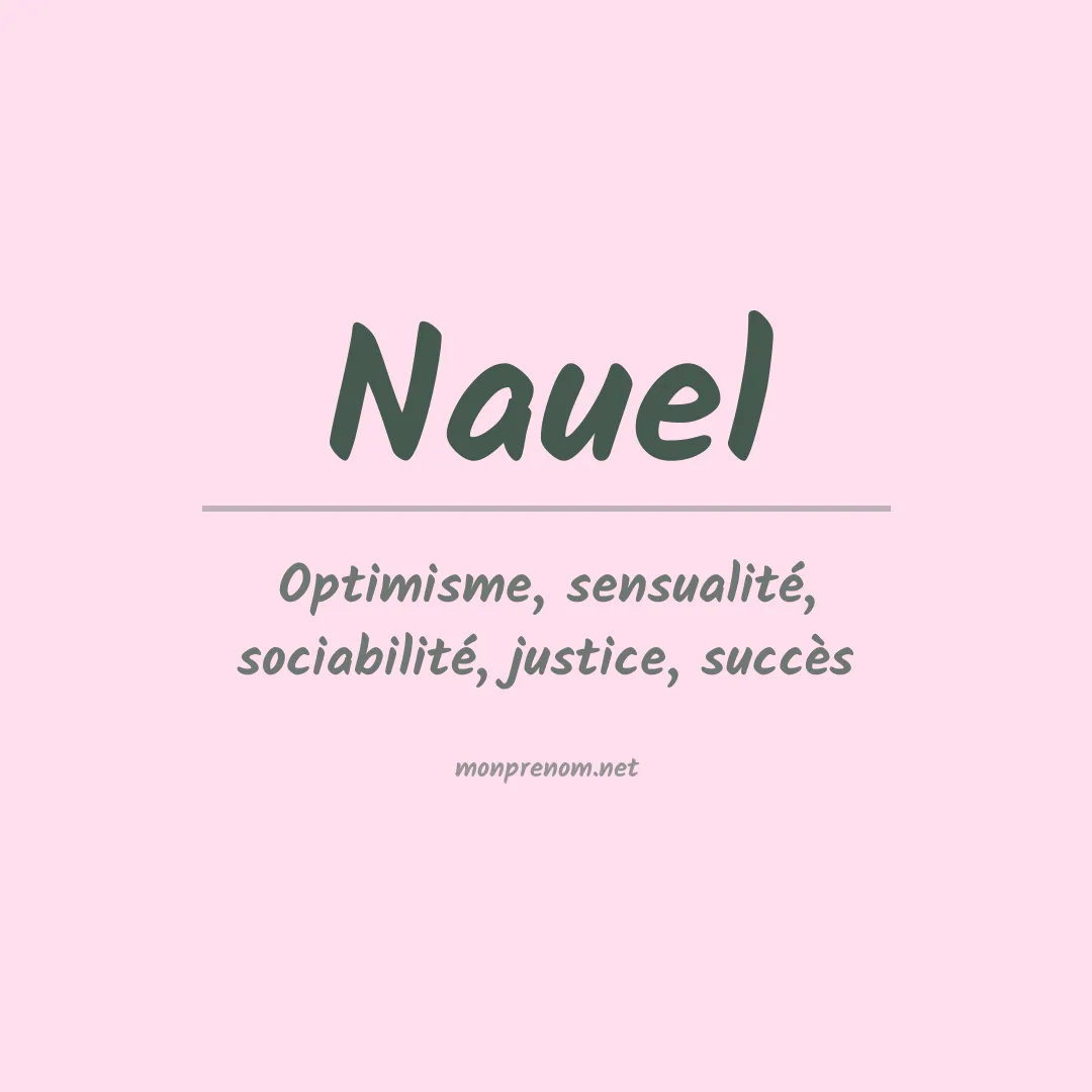 Signification du prénom Nauel