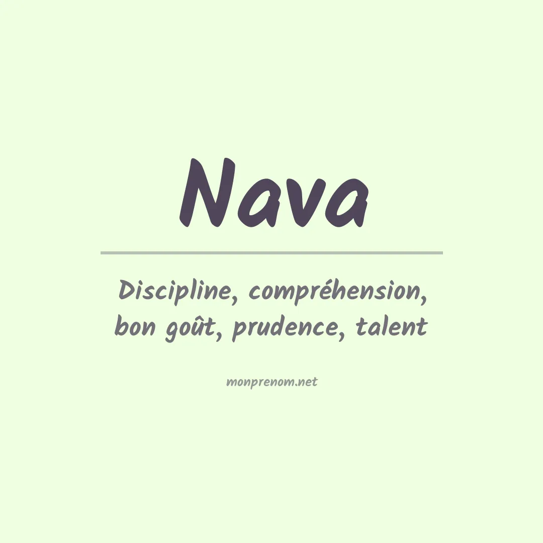 Prénom Nava