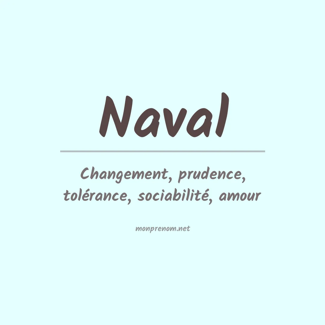 Signification du prénom Naval