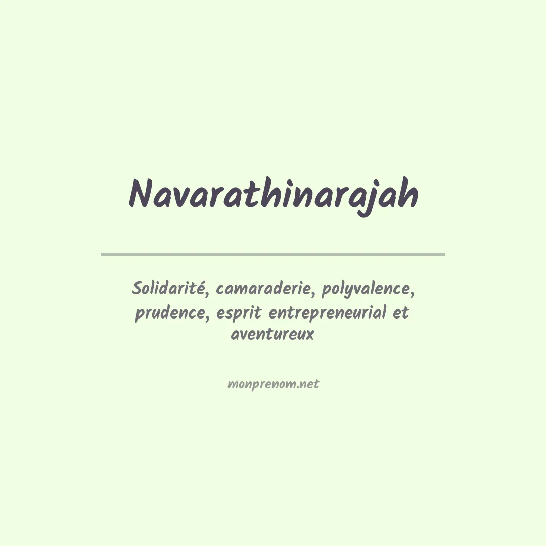Prénom Navarathinarajah