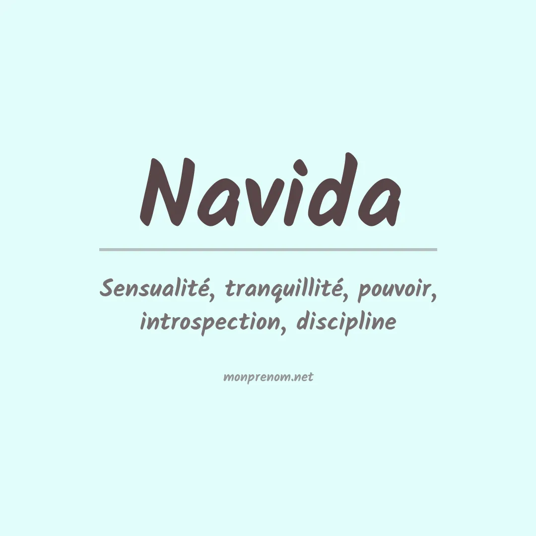 Signification du prénom Navida