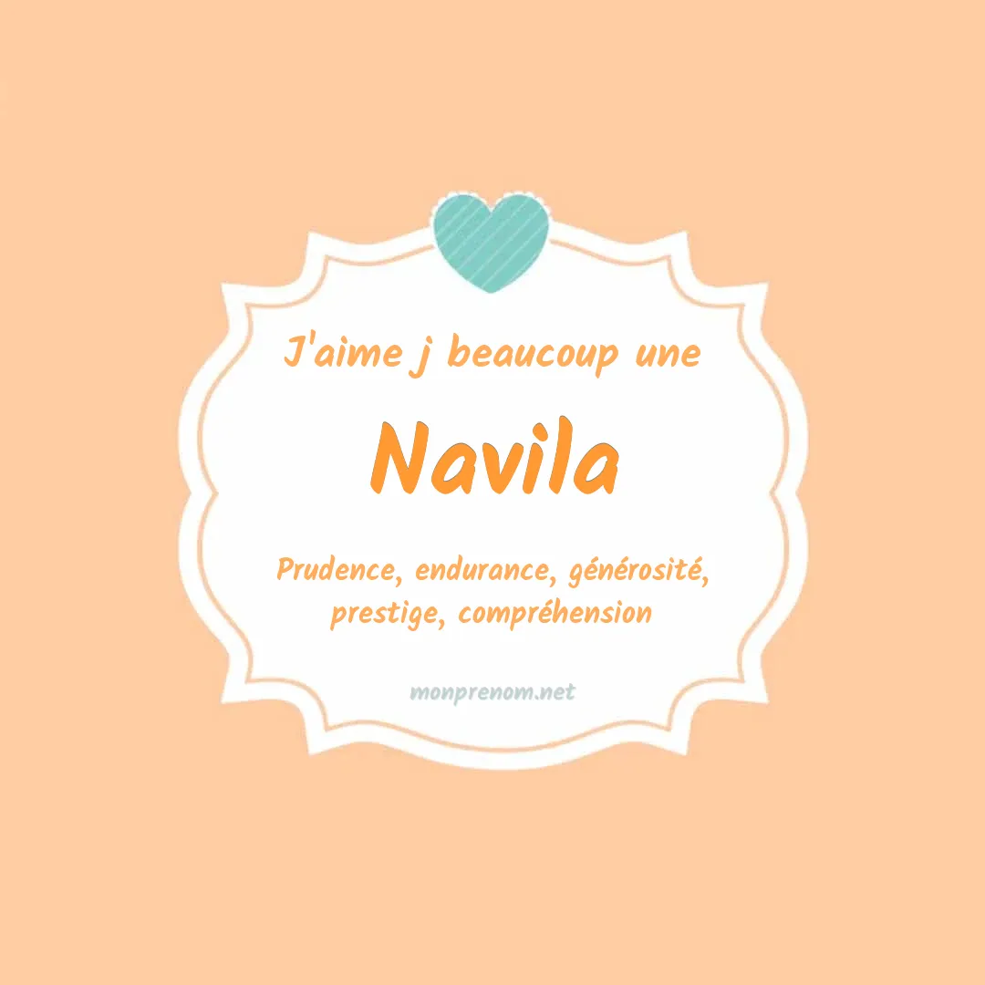 J'aime beaucoup Navila