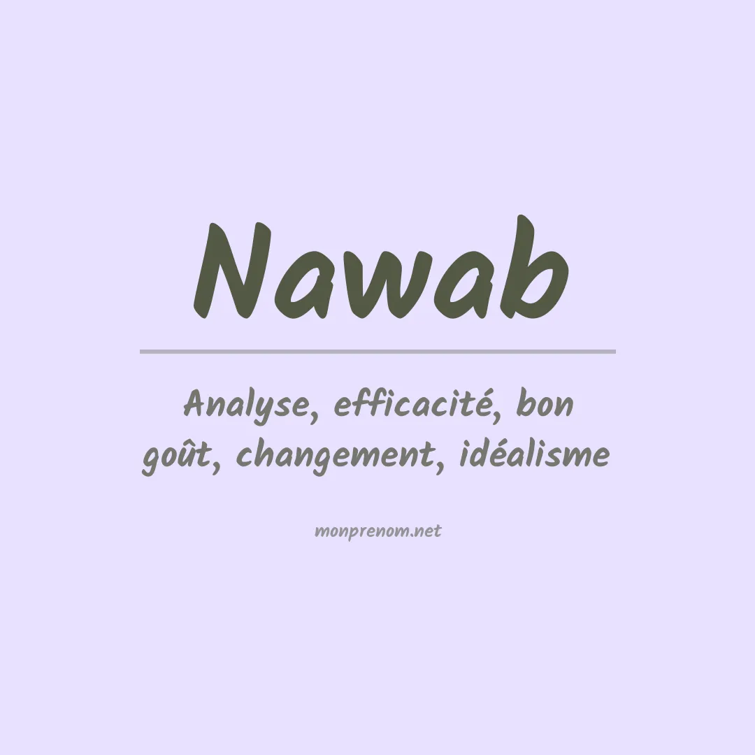 Prénom Nawab