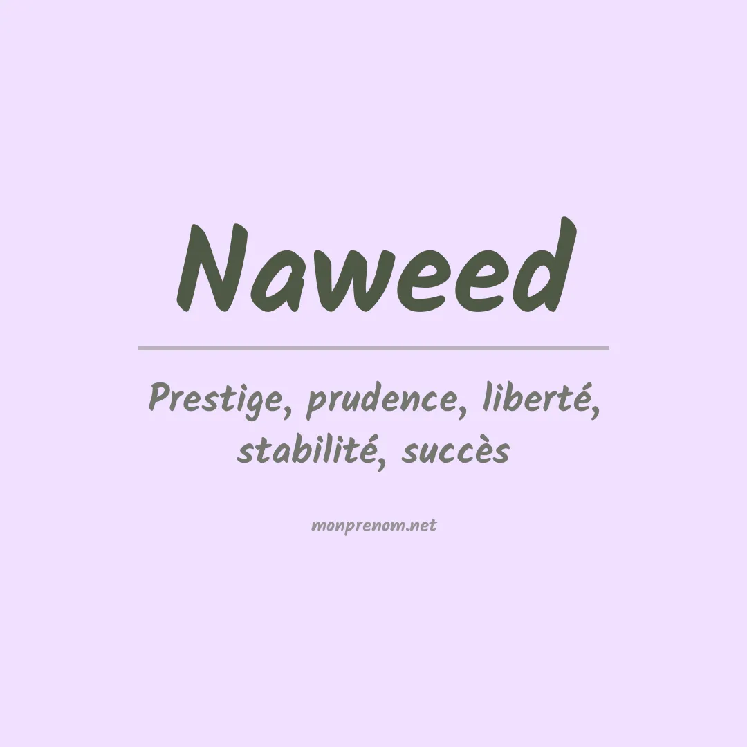 Prénom Naweed